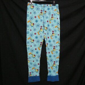 TWEETY! | large | Blue Waffle Knit Tweety In The Winter All Over Print Pants